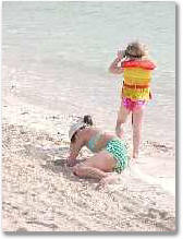 Sombrero Beach playtime - Marathon Florida